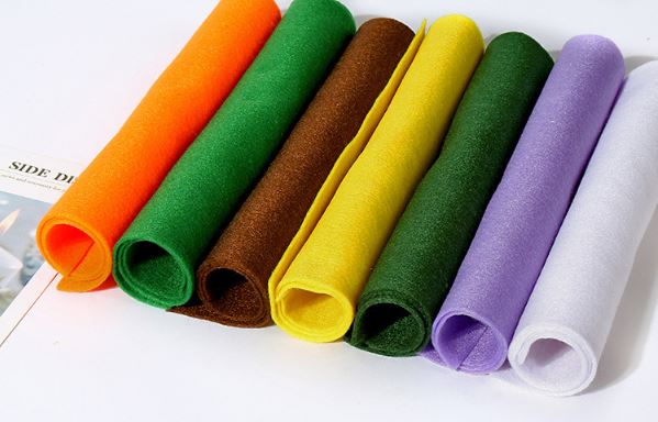 Polyester Needle-Punched Halberd Flannel Non-Woven Pet Colored Felt
